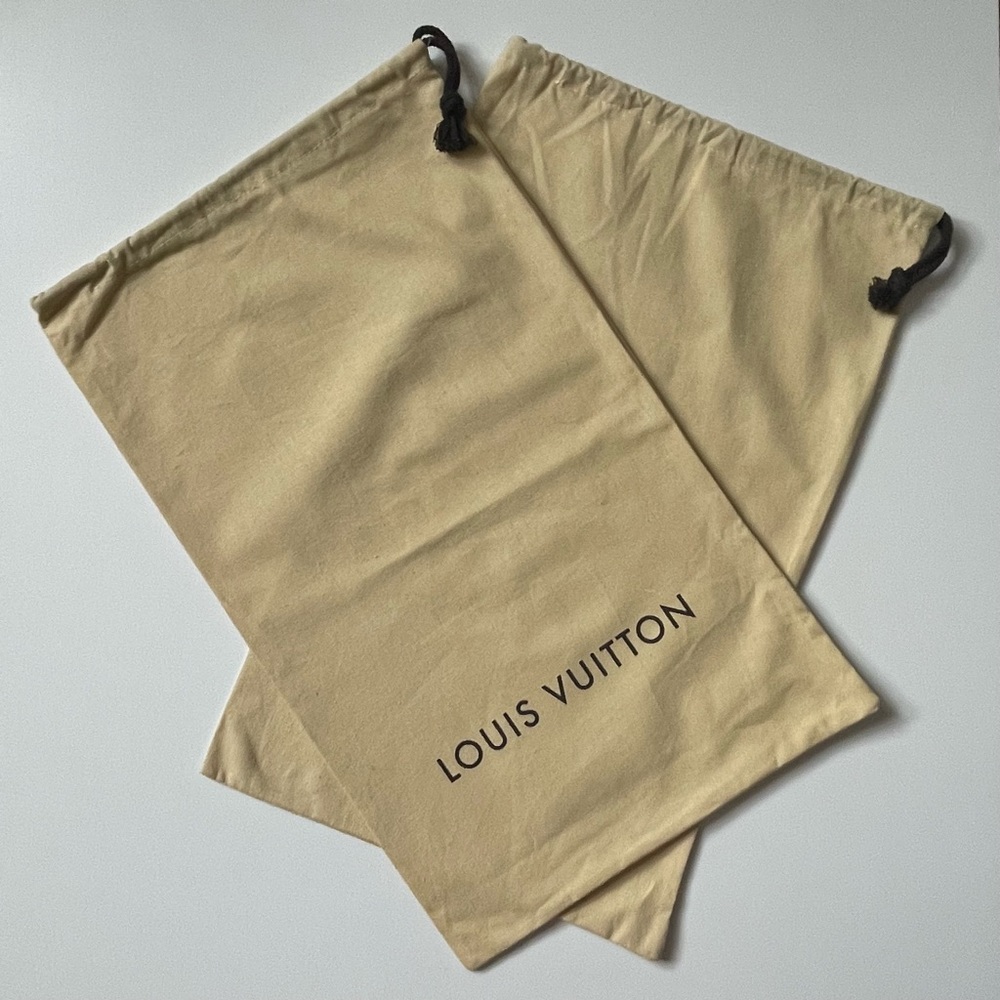 Authentic Louis Vuitton Drawstring Dust Bag - Set of 2